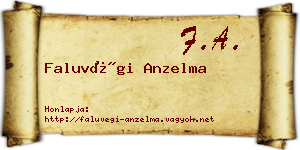 Faluvégi Anzelma névjegykártya
